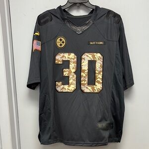 Nike Salute To Service Pittsburgh Steelers James Conner Jersey